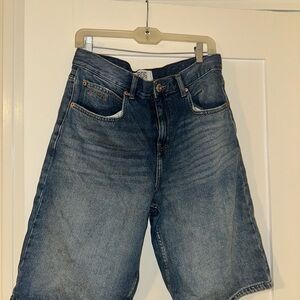 Levi's Women's Dark Blue Jean Shorts